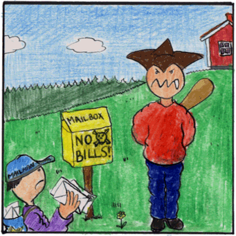 Ola Lawless doesn't like bills in the mail.